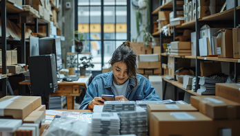 One platform for the webshop, the warehouse and the books